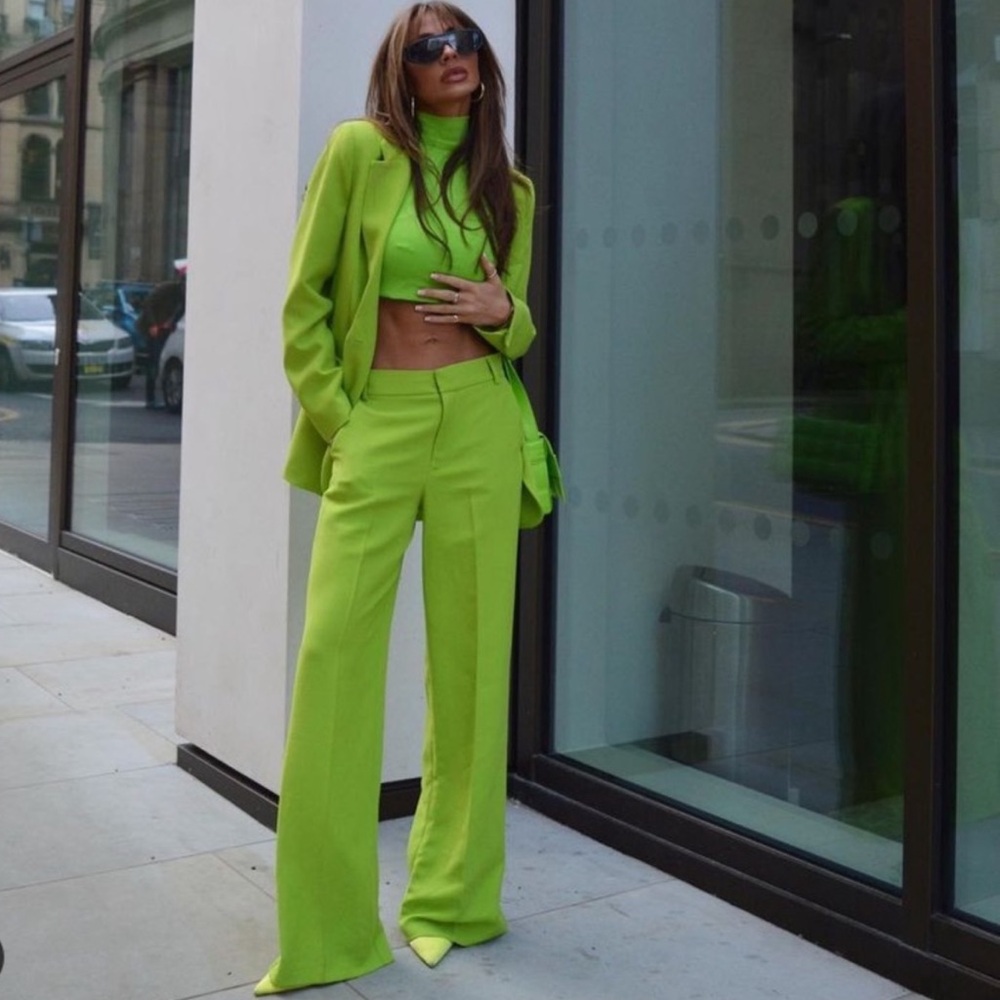 GORGEOUS ZARA NWT 2 Piece Blazer & Pants Set - Picture 2 of 2
